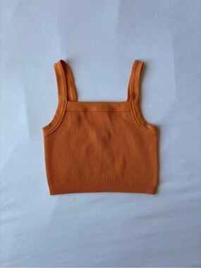 Orange cotton on tank 🍊